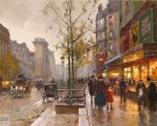 Porte St Denis, Paris - 爱德华·科尔特斯